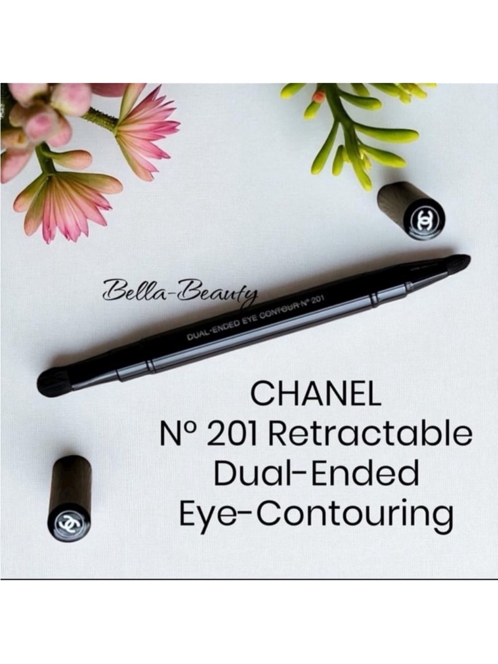 Chanel N° 201 Retractable Dual-Ended Eye-Contouring Brush N°201    ~NEW~